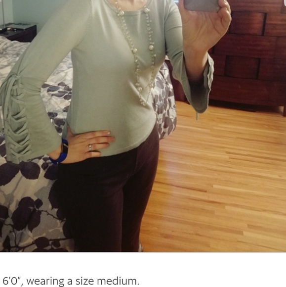 525 AmericaMint lace up long Sleeve Medium - Picture 6 of 6